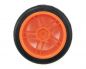 Preview: Traxxas Split Spoke Reifen auf Felgen verklebt orange vorne