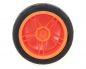 Preview: Traxxas Split Spoke Reifen auf Felgen verklebt orange hinten