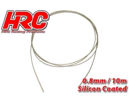 HRC Racing Stahlseil 0.8mm Silicone Coated soft 10m