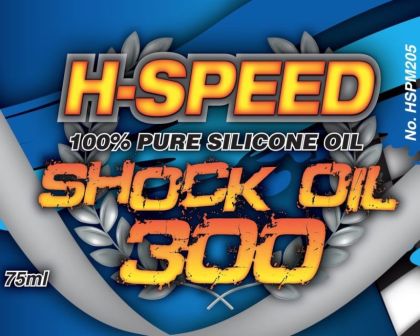 H-SPEED Silikon Dämpfer Öl 300 75ml