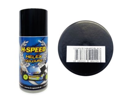 H-SPEED Lexan Spray schwarz 150ml HSPS002