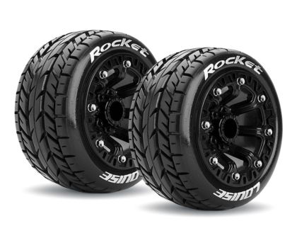 LOUISE ST-ROCKET Reifen auf Felge für E-Revo 1/16 LOUT3188SB
