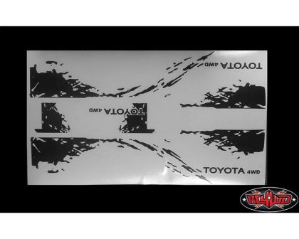 RC4WD Dirty Stripes Vinyl Graphic Decal for Mojave II RC4ZB0141
