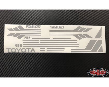 RC4WD Clean Stripes for Mojave II 2/4 Door Decal Sheet Grey