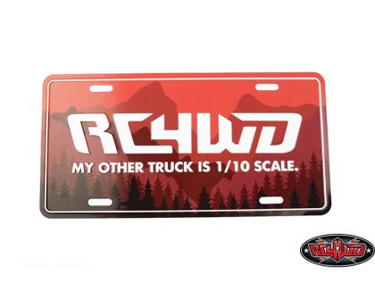 RC4WD My Other Truck License Platte RC4ZL0032