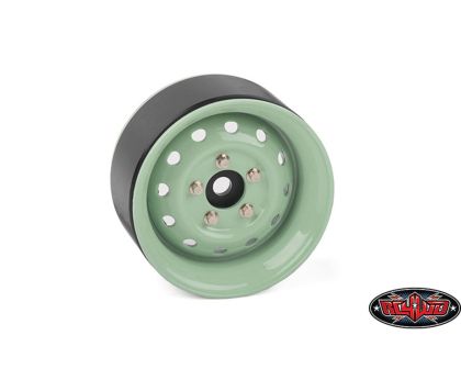 RC4WD Heritage Edition Stamped Steel 1.9 Wheels Grasmere Green