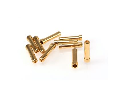 RUDDOG Adapter Gold Stecker 5mm auf 4mm 10 Stück