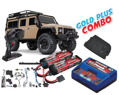 Traxxas TRX-4 Land Rover Defender Sand Gold Plus Combo