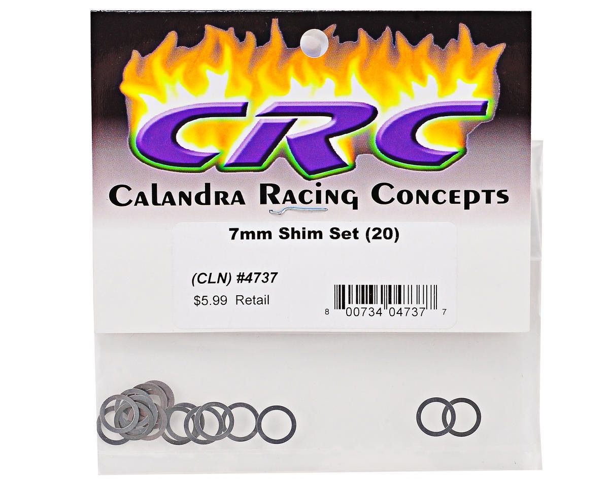 CRC 7mm Distanzscheiben 20 Stück CRC-4737 4737 - MK Racing RC Car Shop