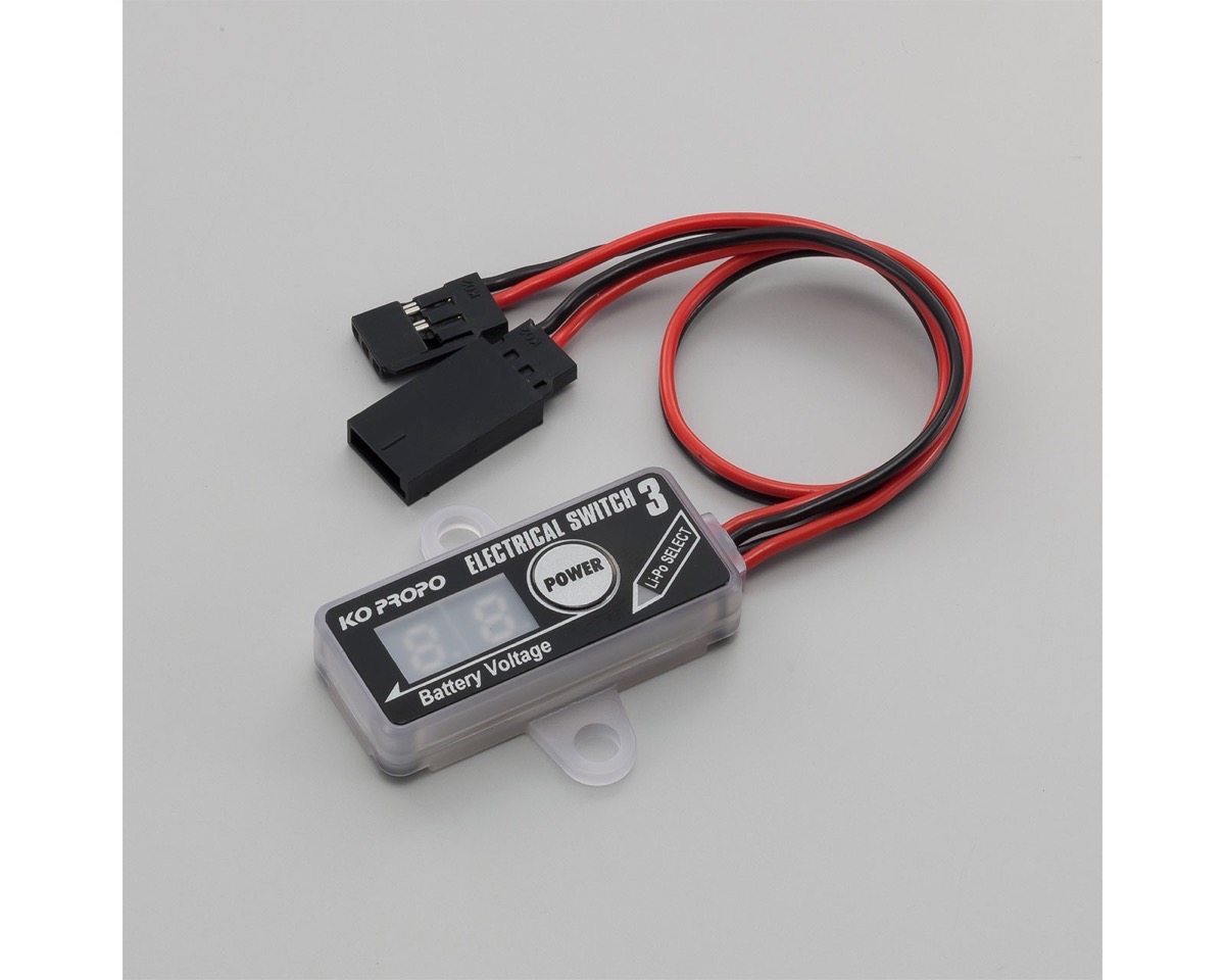 Kopropo Power Switch Elektronischer Schalter KO60230 Kopropo 60230 - MK  Racing RC Car Shop