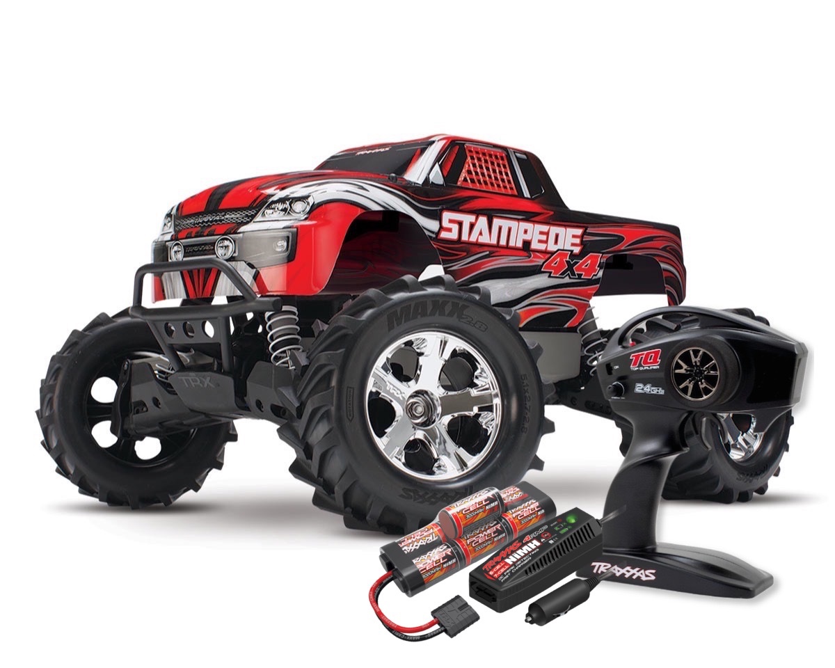 Traxxas Stampede 4x4 Brushed rot Traxxas TRX67054-1-RED 67054-1 - MK Racing  RC Car Shop