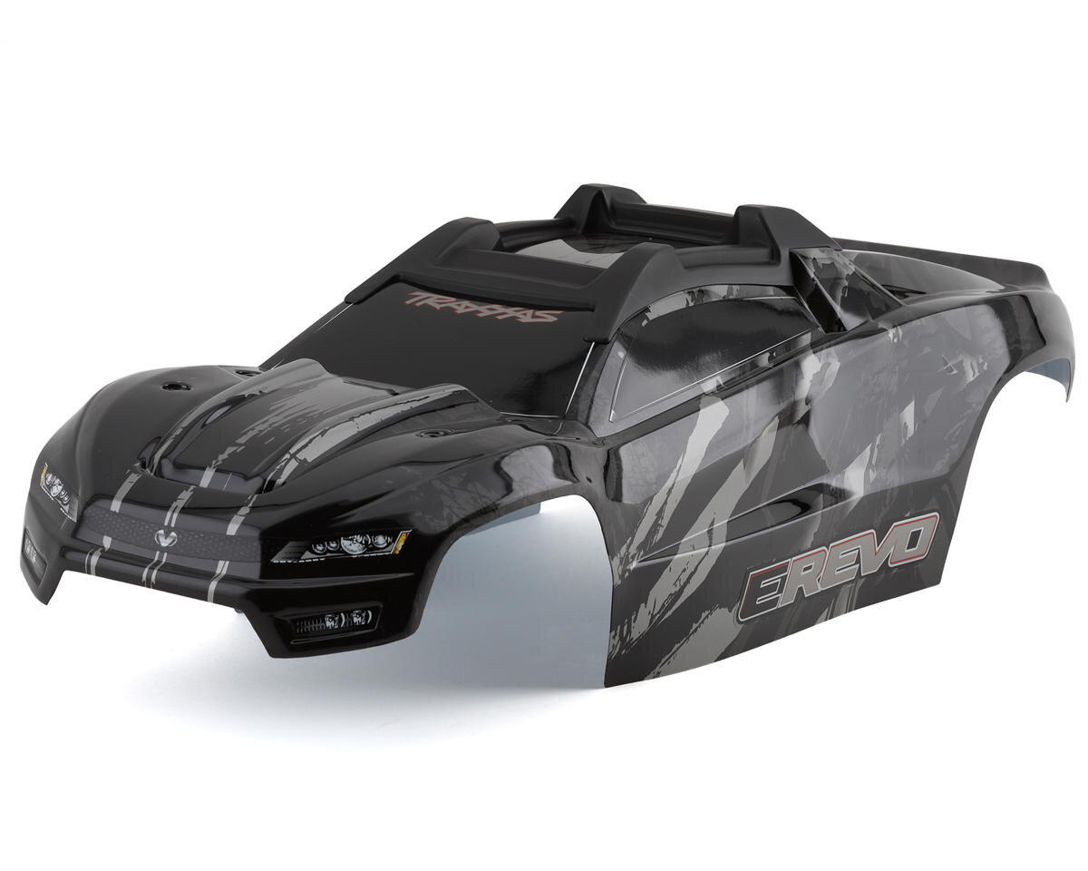Traxxas Karosserie E-Revo 2.0 schwarz komplett 8611R TRX8611R - MK Racing  RC Car Shop