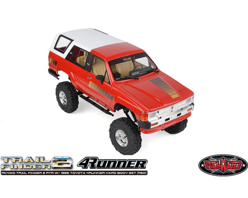 RC4WD Trail Finder 2 RTR mit 1985 Toyota 4Runner Karosserie rot