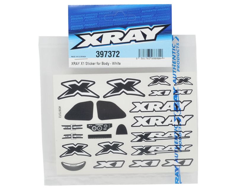 XRAY Dekorbogen Set weiß