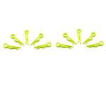 ARROWMAX Small Body Clip 1/10 fluorescent yellow