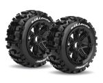 LOUISE B-ULLDOZE Reifen auf Felge schwarz Sport Compund 1:5 Buggy